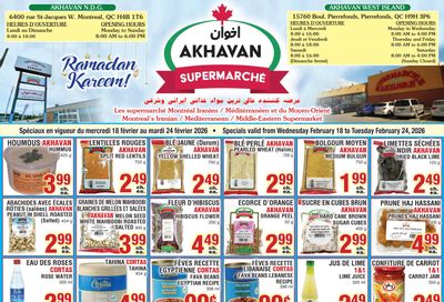 Akhavan Supermarche Flyer February 18 to 24