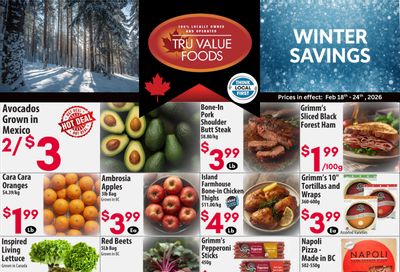Tru Value Foods Flyer February 18 to 24