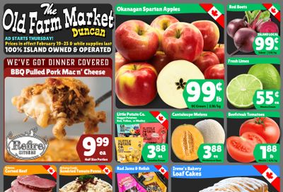 The Old Farm Market (Duncan) Flyer February 19 to 25