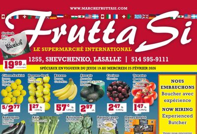 Frutta Si Flyer February 19 to 25