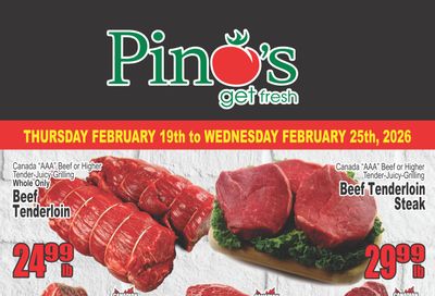 Pino's Flyer February 19 to 25