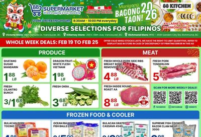 88 Supermarket Flyer February 19 to 25