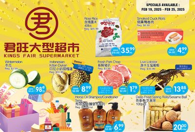 Kings Fair Supermarket Flyer February 19 to 25