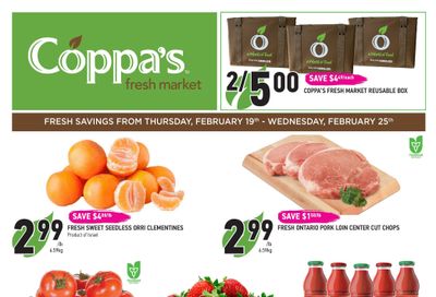 Coppa's Fresh Market Flyer February 19 to 25