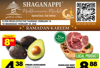 Shaganappi Mediterranean Market Flyer February 19 to 25