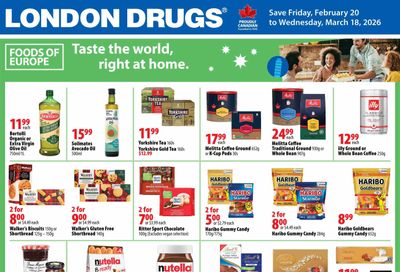 London Drugs Foods Of Europe Flyer February 20 to March 18