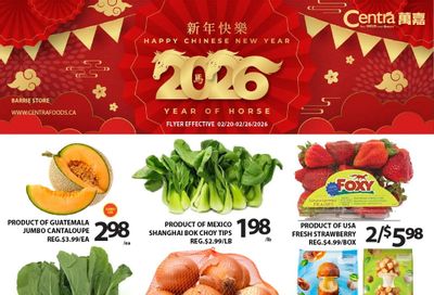 Centra Foods (Barrie) Flyer February 20 to 26