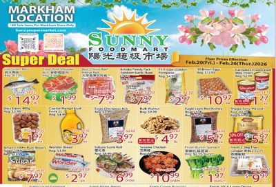 Sunny Foodmart (Markham) Flyer February 20 to 26