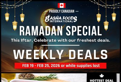 Basha Foods International Flyer February 19 to 25