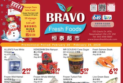 Bravo Fresh Foods Flyer February 20 to 26