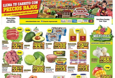 El Rancho Weekly Ad & Flyer June 24 to 30