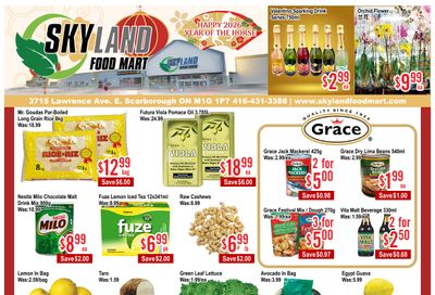 Skyland Food Mart Flyer February 20 to 26