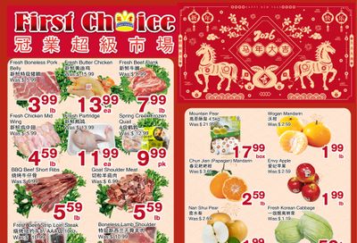 First Choice Supermarket Flyer February 20 to 26