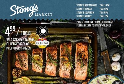 Stong's Market Flyer February 20 to March 5