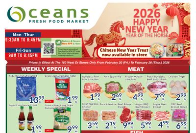 Oceans Fresh Food Market (Brampton) Flyer February 20 to 26
