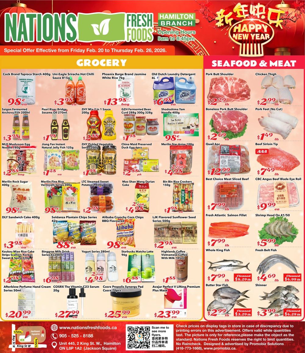 Nations Fresh Foods (Hamilton) Flyer February 20 to 26