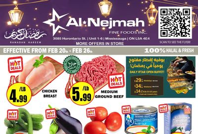 Alnejmah Fine Foods Inc. Flyer February 20 to 26