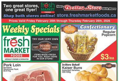 Fresh Market Foods Flyer February 20 to 26