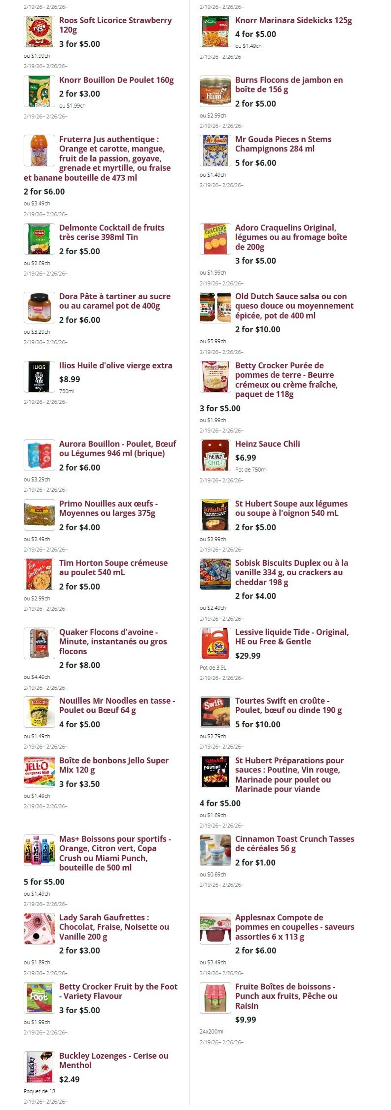 Mike Dean Local Grocer Flyer February 19 to 26