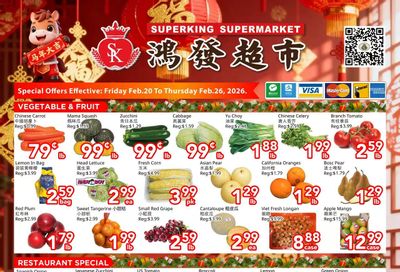 Superking Supermarket (North York) Flyer February 20 to 26