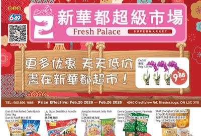 Fresh Palace Supermarket Flyer February 20 to 26
