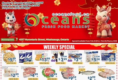 Oceans Fresh Food Market (Mississauga) Flyer February 20 to 26