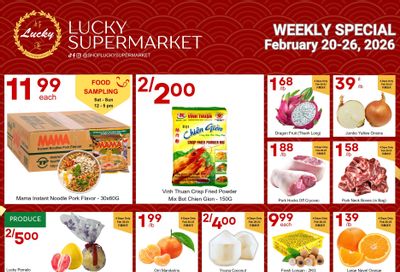 Lucky Supermarket (Surrey) Flyer February 20 to 26