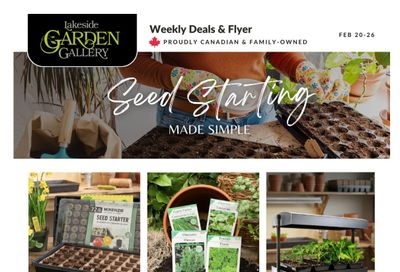 Lakeside Garden Gallery Flyer February 20 to 26