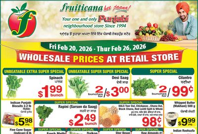 Fruiticana (Chestermere) Flyer February 20 to 26
