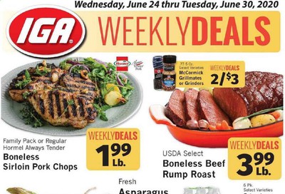 IGA (Illinois) Weekly Ad & Flyer June 24 to 30