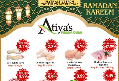 Atiya's Fresh Farm Flyer February 20 to 26