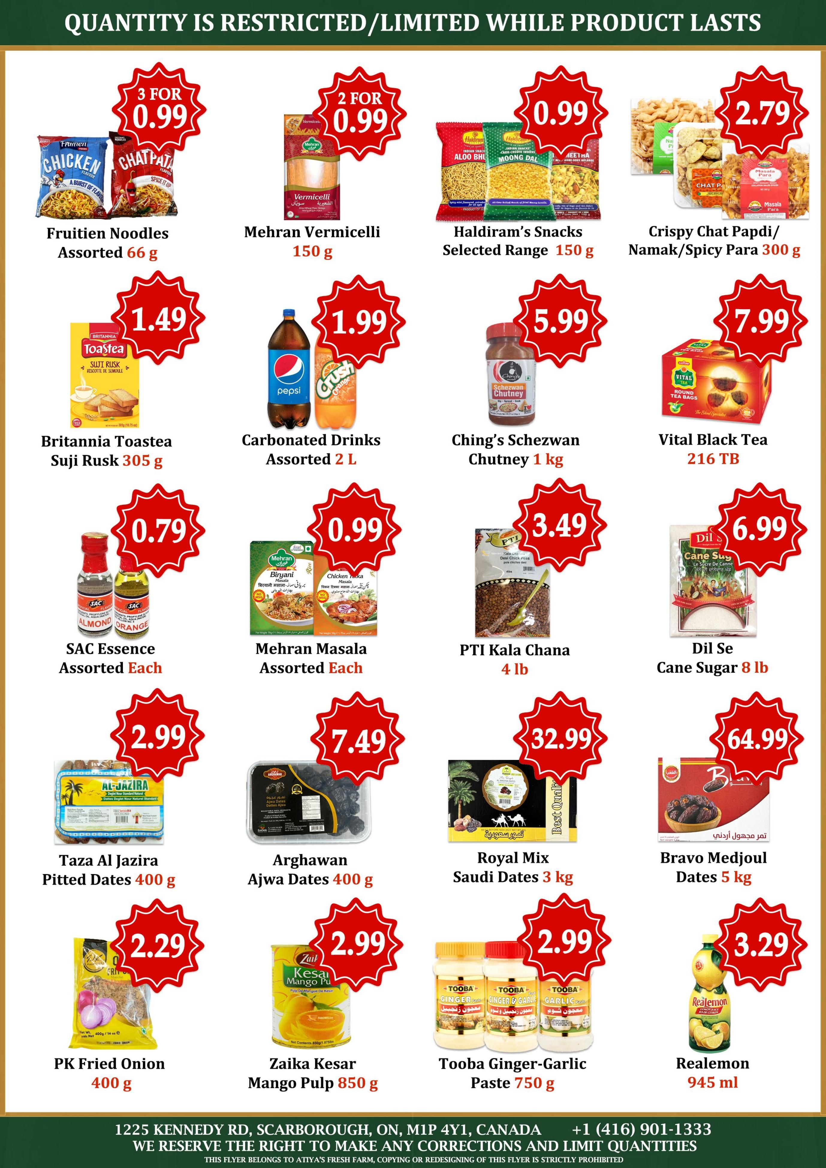 Atiya's Fresh Farm Flyer February 20 to 26