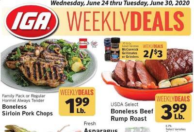 IGA (Indiana) Weekly Ad & Flyer June 24 to 30