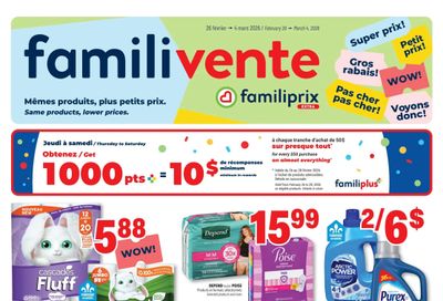 Familiprix Extra Flyer February 26 to March 4