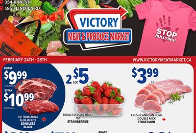 Victory Meat Market Flyer February 24 to 28