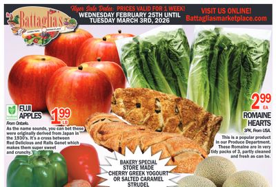 Battaglia's Marketplace Flyer February 25 to March 3