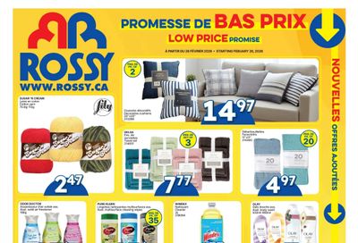 Rossy Low Price Promise Flyer February 26 to March 25