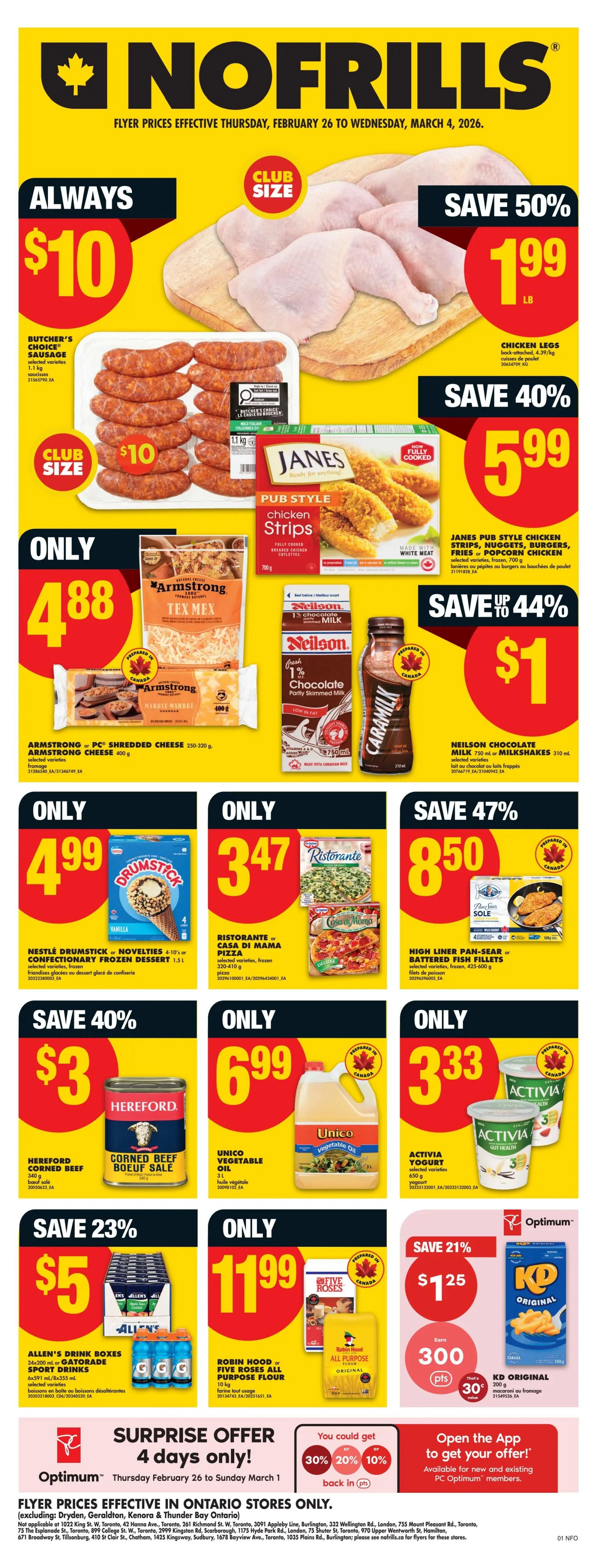 No Frills (ON) Flyer February 26 to March 4