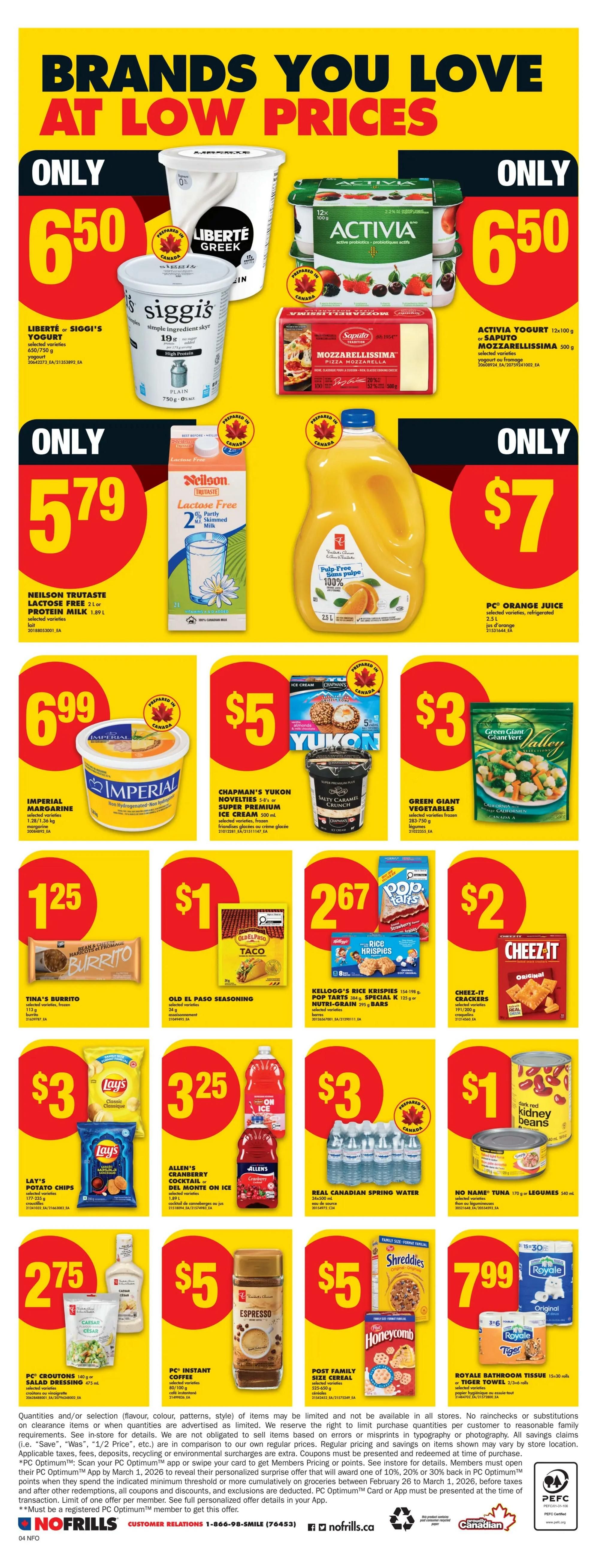 No Frills (ON) Flyer February 26 to March 4
