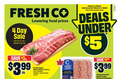 FreshCo (West) Flyer February 26 to March 4