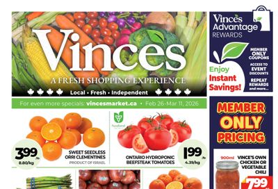 Vince's Market Flyer February 26 to March 11