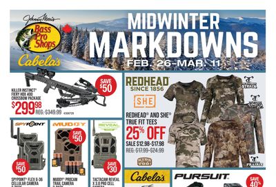 Cabela's Flyer February 26 to March 11