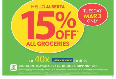Save On Foods (AB) Flyer February 26 to March 4