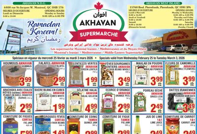 Akhavan Supermarche Flyer February 25 to March 3