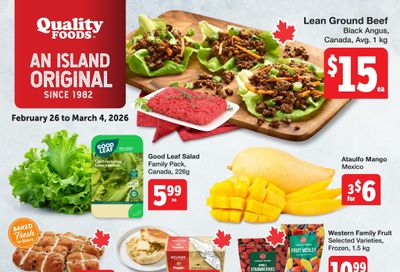 Quality Foods Flyer February 26 to March 4