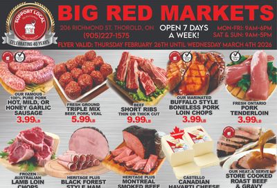 Big Red Markets Flyer February 26 to March 4