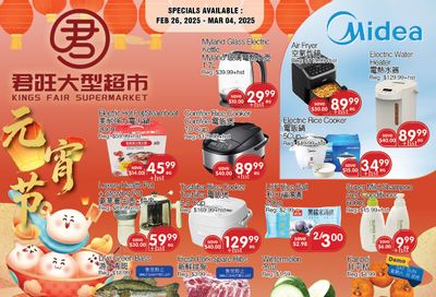 Kings Fair Supermarket Flyer February 26 to March 4