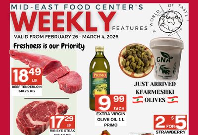 Mid-East Food Centre Flyer February 26 to March 4
