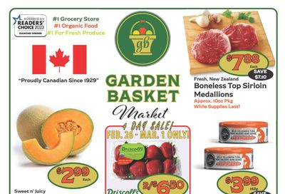 The Garden Basket Flyer February 26 to March 4