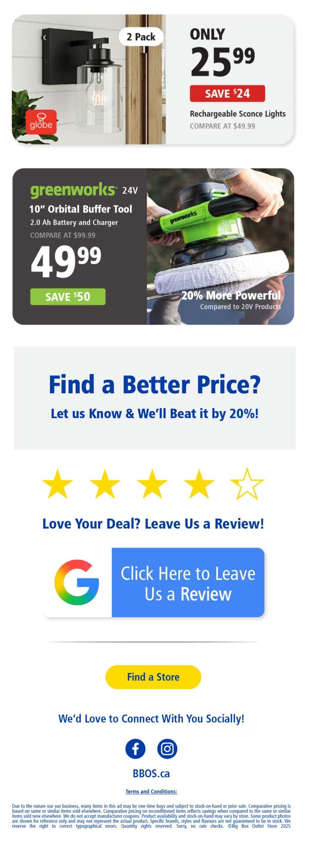 Big Box Outlet Store Flyer February 26 to March 11